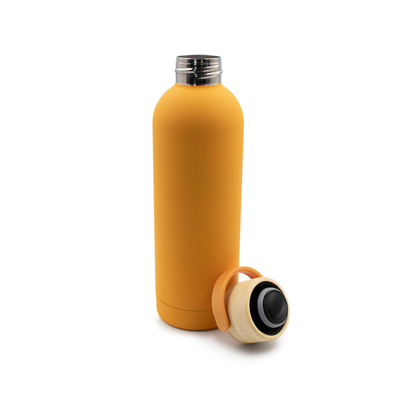 Thermal bottle - cap with foldable handle